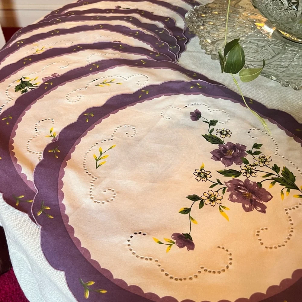 Floral Placemats (x8) 18